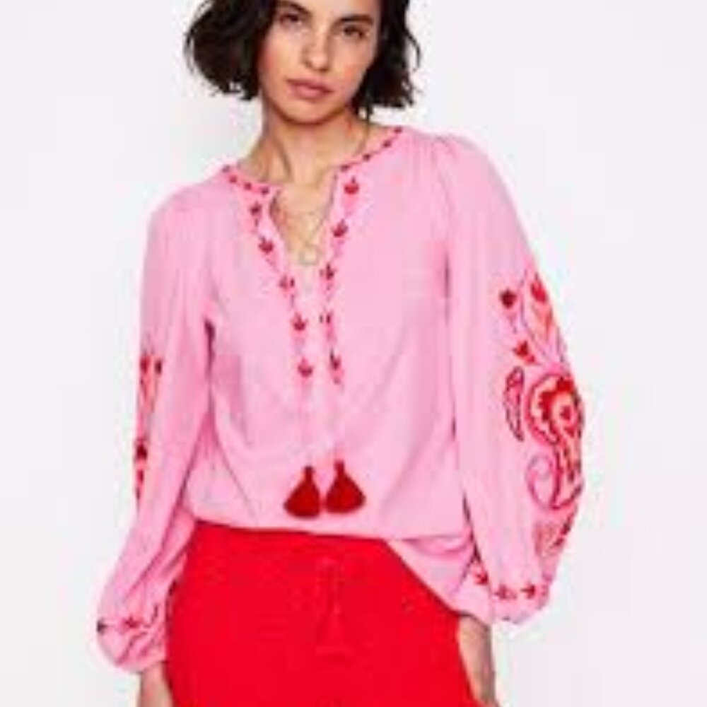 Boden - Nia Embroidered Top